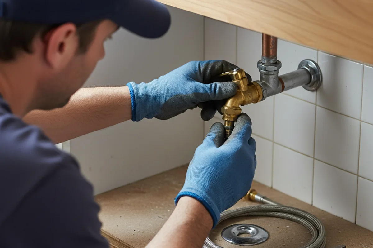 Shutoff valve and fitting work during Repiping in Cordova